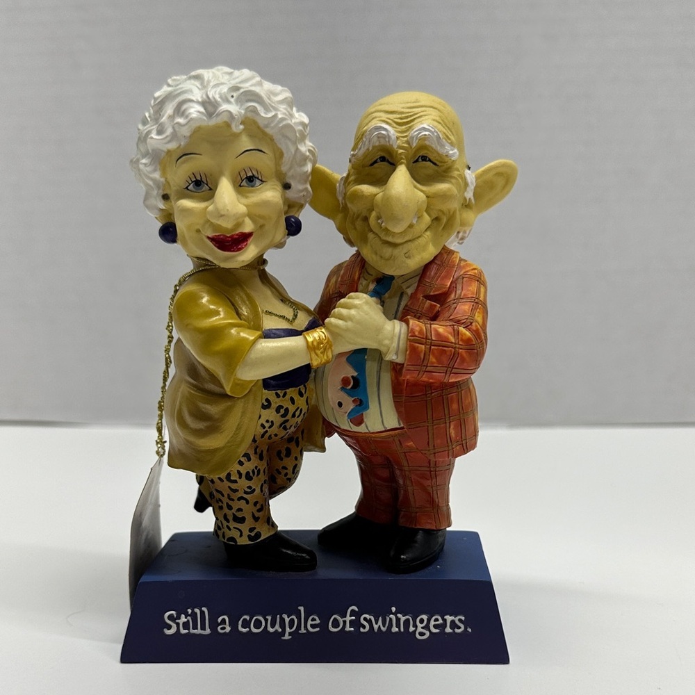 Coots Swinging Couple Swing Dancing Figurine 2006 Westland New Present Giftware